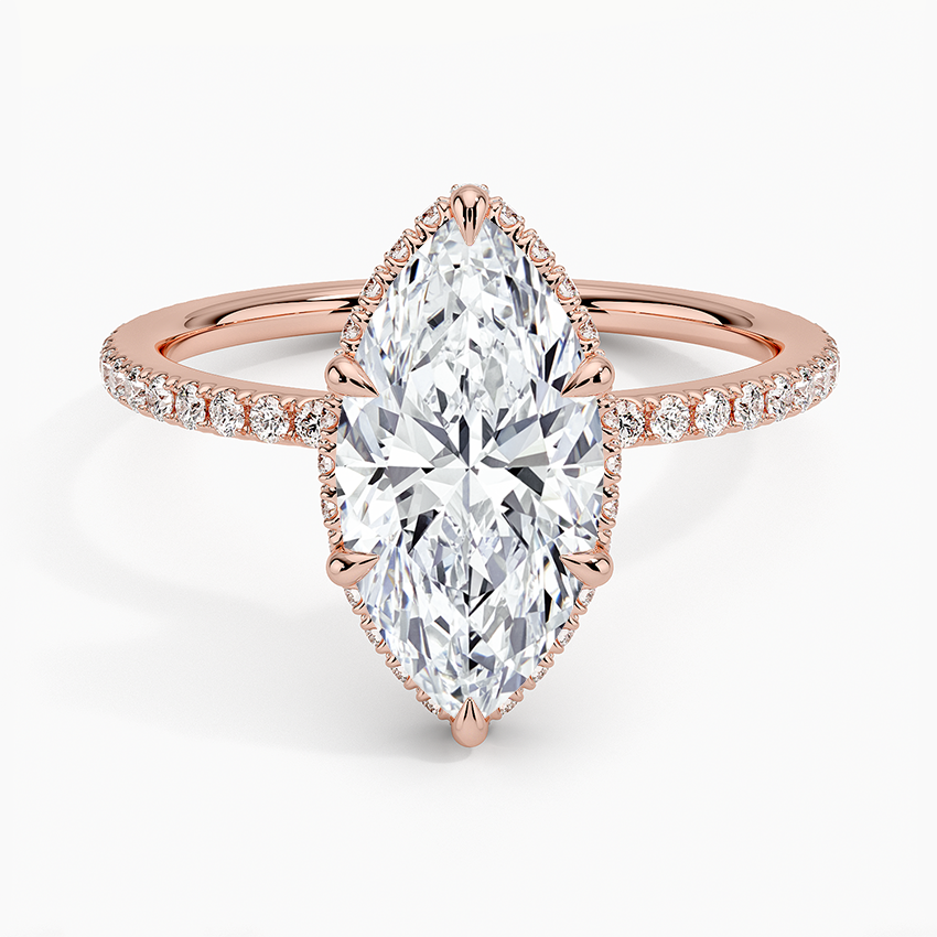 Gala Diamond Ring - Marquise Center Stone