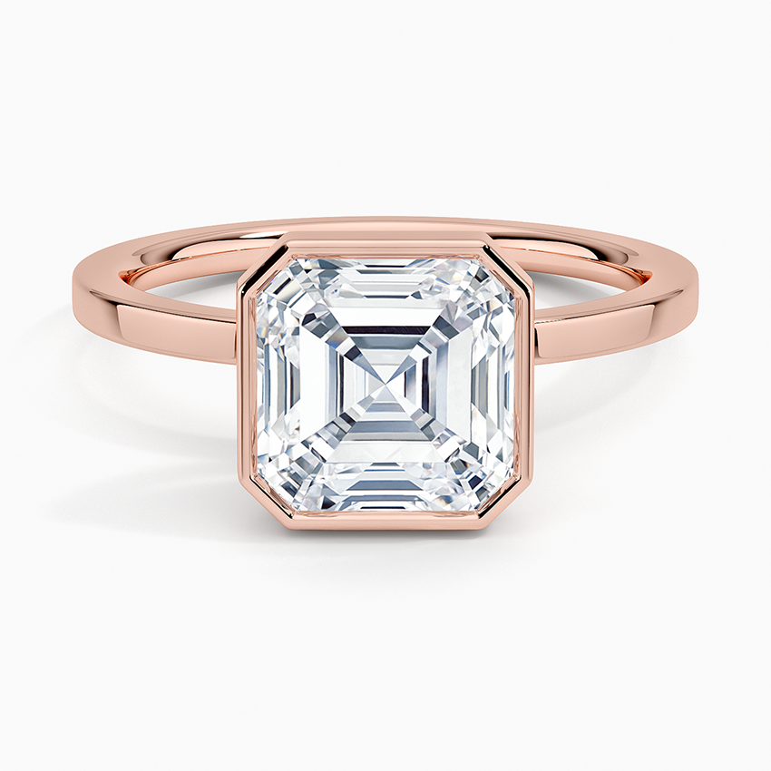 Noemi Bezel Ring - Asscher Cut Center Stone