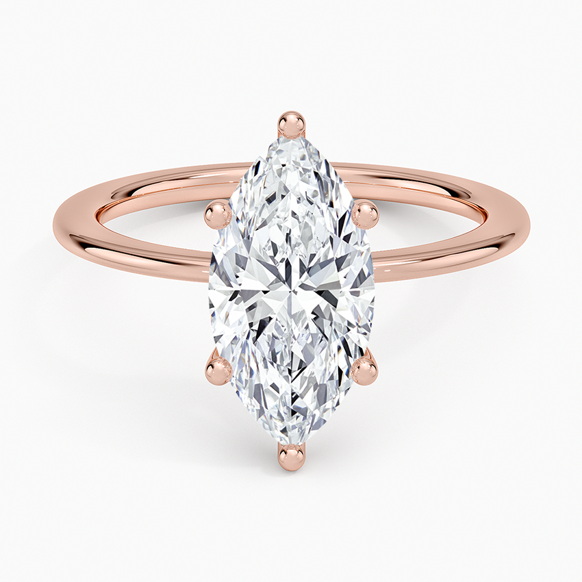 Aimee Solitaire Ring - Marquise Center Stone