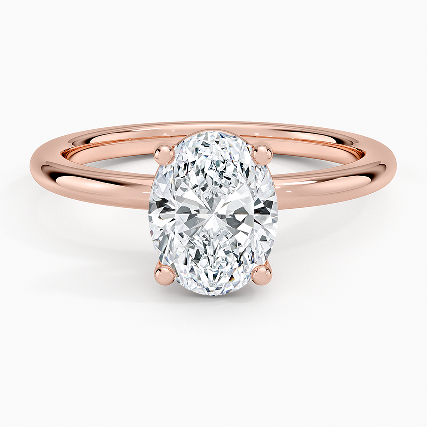 Sydney Perfect Fit 2mm Solitaire Ring - Oval Center Stone