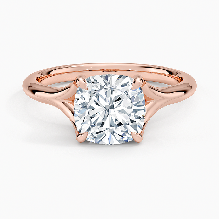 Reverie Solitaire Ring - Cushion Cut Center Stone