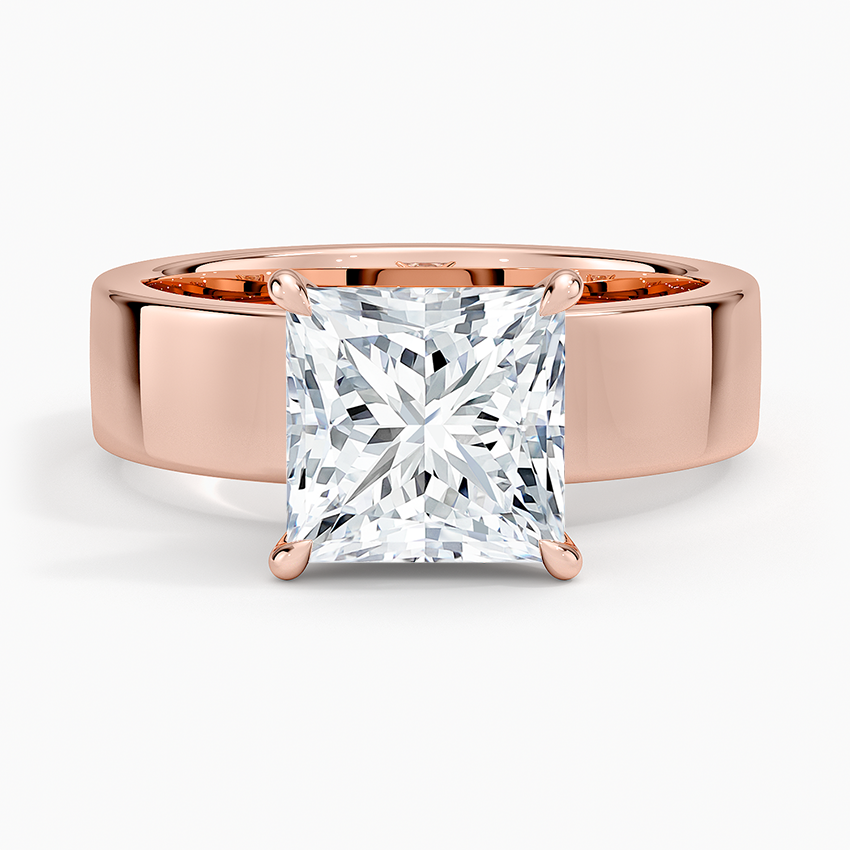 Alden Diamond Ring - Princess Cut Center Stone