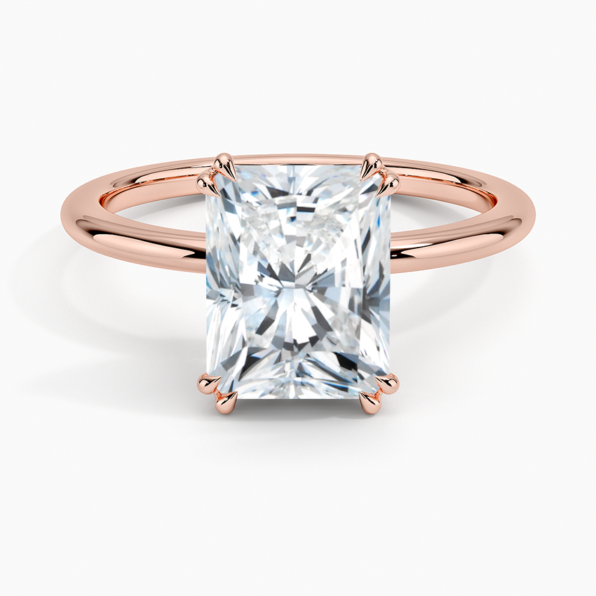 Aveline Solitaire Ring - Radiant Cut Center Stone