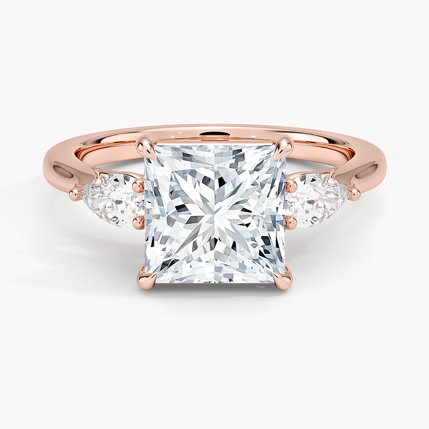 Opera Perfect Fit Diamond Ring - Princess Cut Center Stone