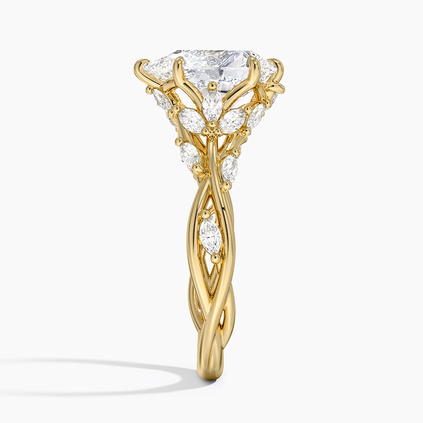 Secret Garden Diamond Ring (1/2 ct. tw.) - Pear Center Stone