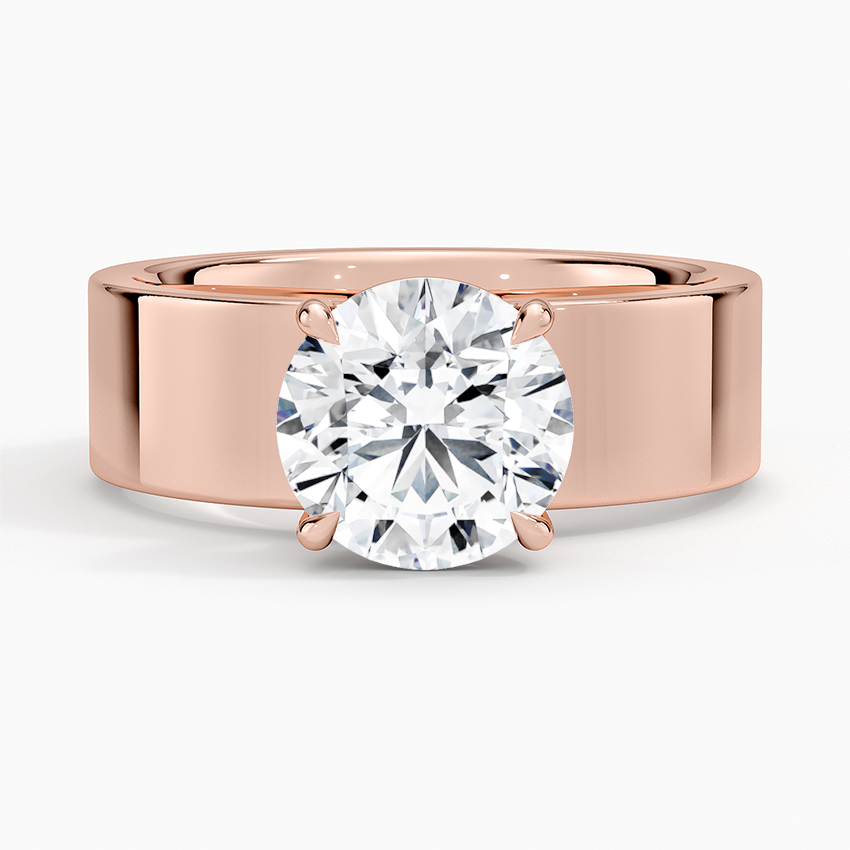 Peyton 6mm Solitaire Ring - Round Center Stone