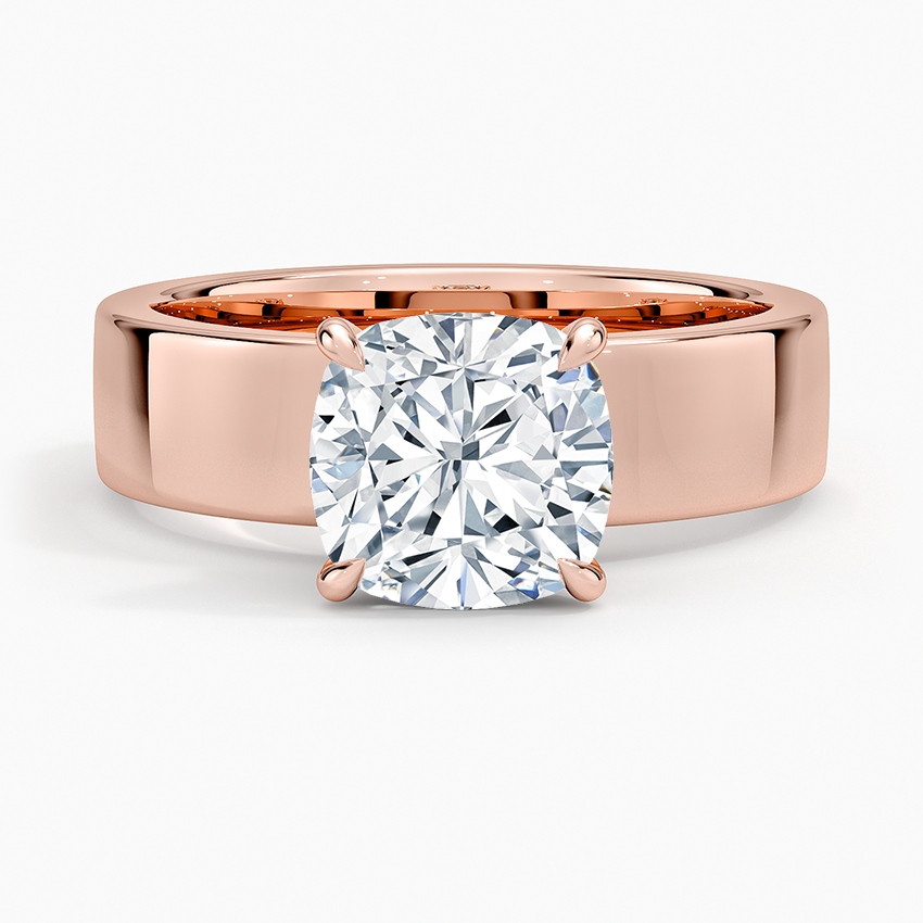 Alden Diamond Ring - Cushion Cut Center Stone