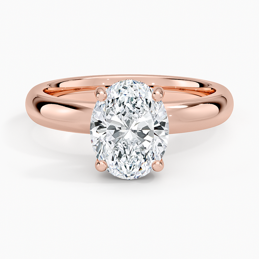 Sydney Perfect Fit Halo 3mm Diamond Ring - Oval Center Stone