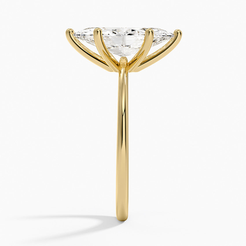 Aimee Solitaire Ring - Marquise Center Stone