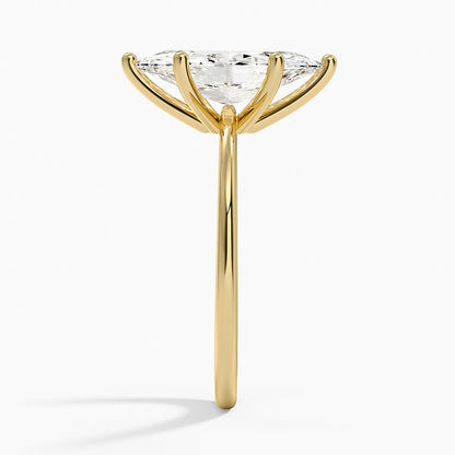 Aimee Solitaire Ring - Marquise Center Stone