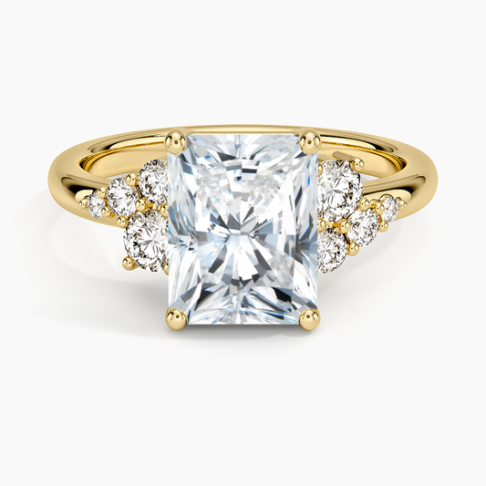 Corinne Diamond Ring (1/3 ct. tw.) - Radiant Cut Center Stone