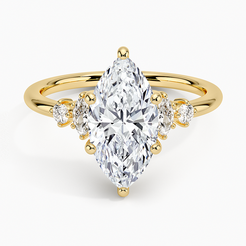 Miroir Diamond Ring - Marquise Cut Center Stone