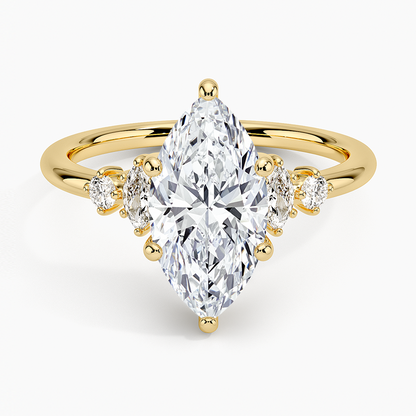 Miroir Diamond Ring - Marquise Cut Center Stone