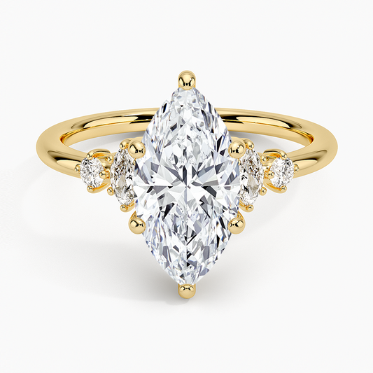 Miroir Diamond Ring - Marquise Cut Center Stone