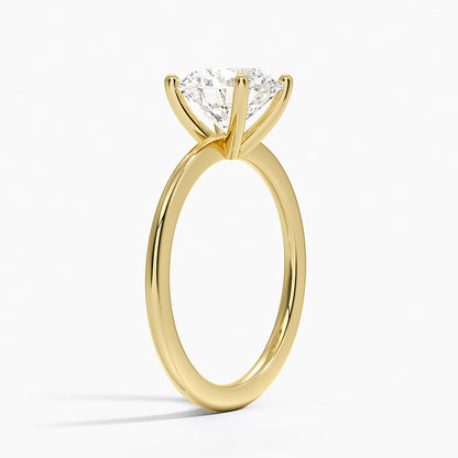Aimee Solitaire Ring - Round Center Stone