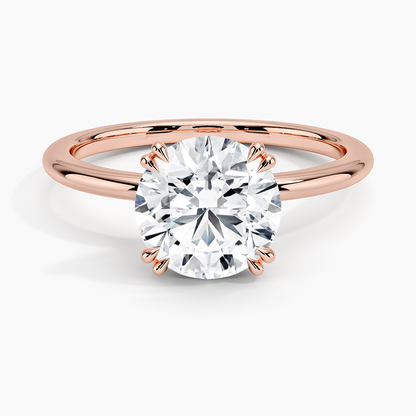 Aveline Solitaire Ring - Round Center Stone