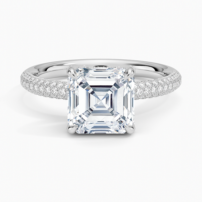 Valencia Diamond Ring (1/3 ct. tw.) - Asscher Cut Center Stone