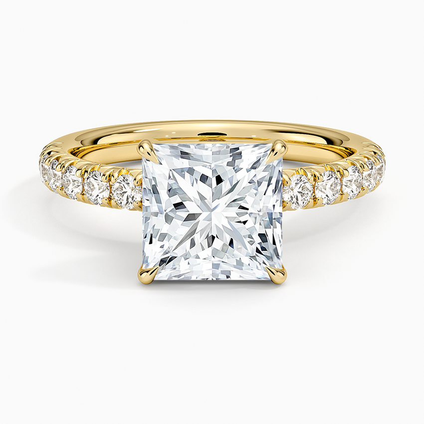 Luxe Amelie Diamond Ring (3/8 ct. tw.) - Princess Cut Center Stone