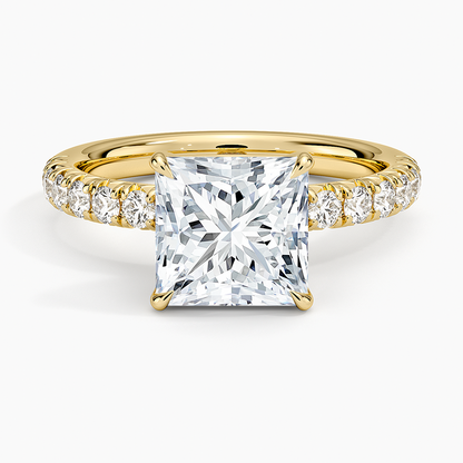 Luxe Amelie Diamond Ring (3/8 ct. tw.) - Princess Cut Center Stone