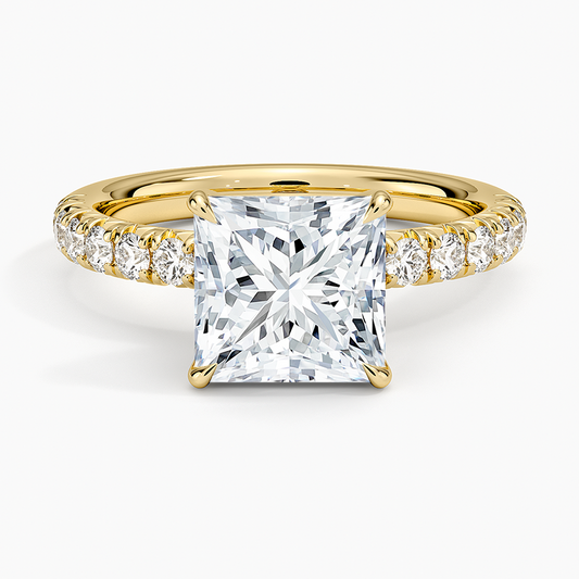 Luxe Amelie Diamond Ring (3/8 ct. tw.) - Princess Cut Center Stone