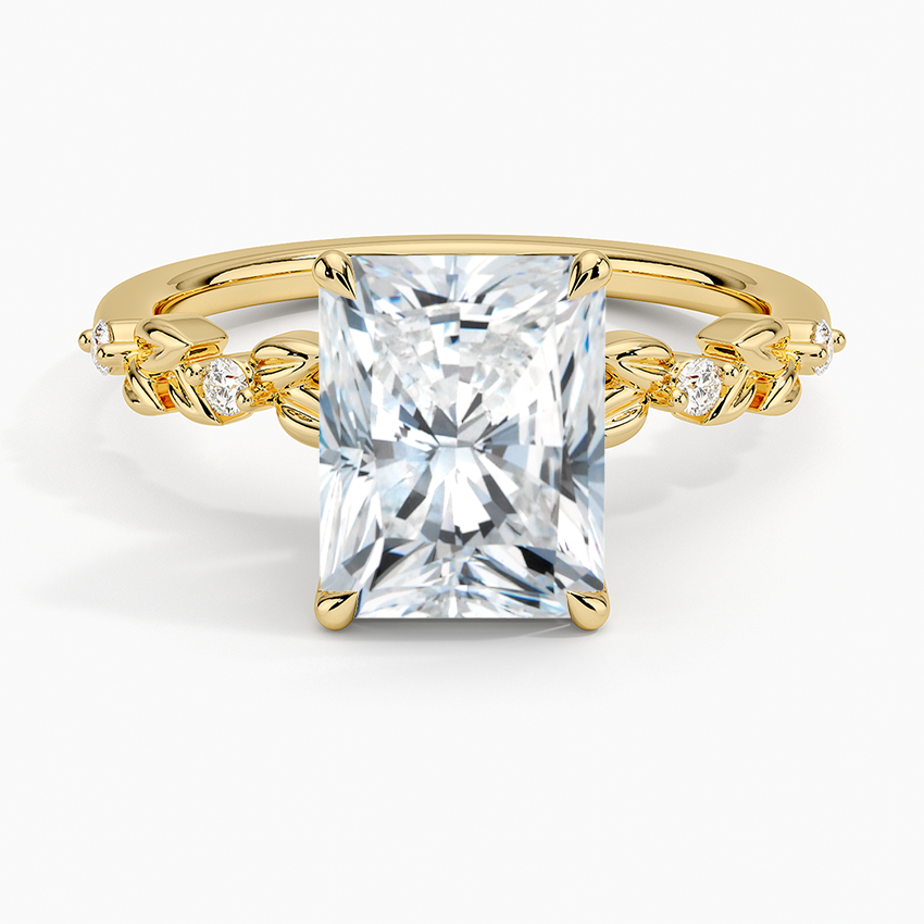 Briar Diamond Ring - Radiant Cut Center Stone