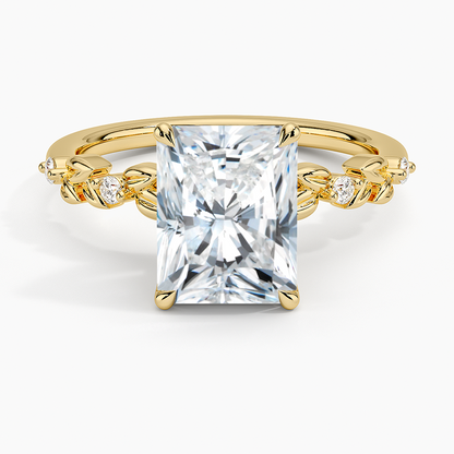 Briar Diamond Ring - Radiant Cut Center Stone
