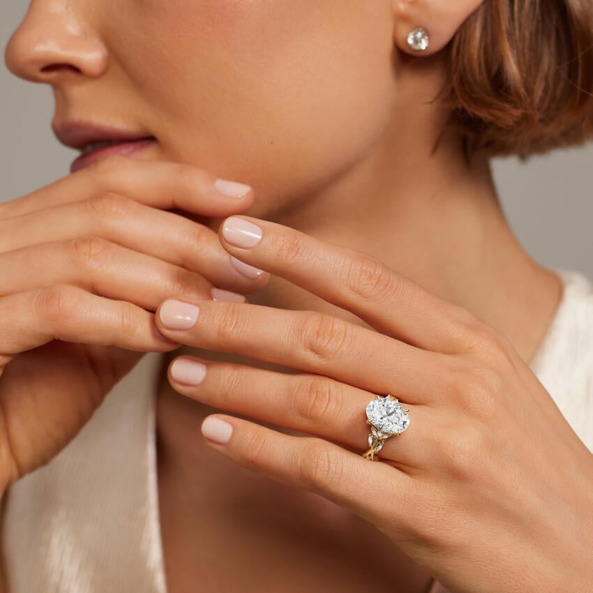 Secret Garden Diamond Ring (1/2 ct. tw.) - Princess Cut Center Stone