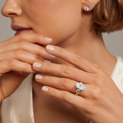 Secret Garden Diamond Ring (1/2 ct. tw.) - Princess Cut Center Stone