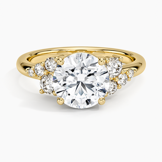 Corinne Diamond Ring (1/3 ct. tw.) - Round Center Stone