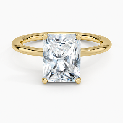 Gwen Perfect Fit Solitaire Ring - Radiant Cut Center Stone