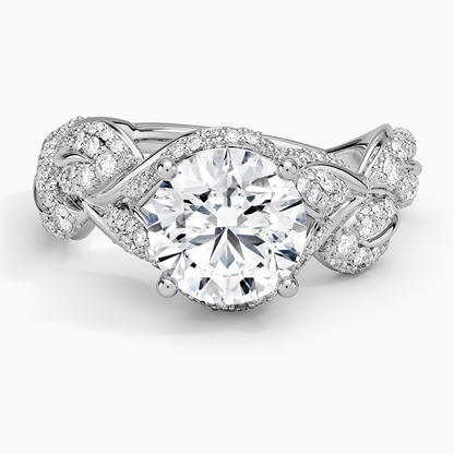 Olivia Diamond Ring (1 ct. tw.) - Round Center Stone