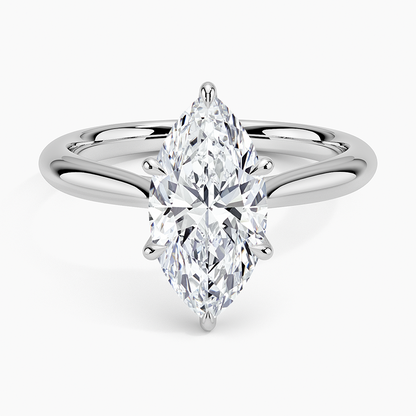Catalina Solitaire Ring - Marquise Center Stone