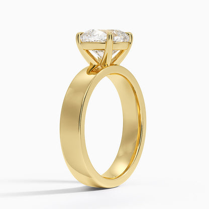 Peyton 4mm Solitaire Ring - Cushion Cut Center Stone