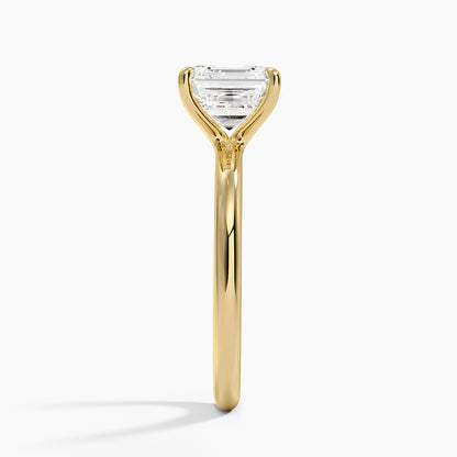 Manon Solitaire Ring - Asscher Cut Center Stone