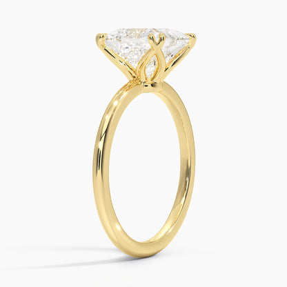Aveline Solitaire Ring - Princess Cut Center Stone
