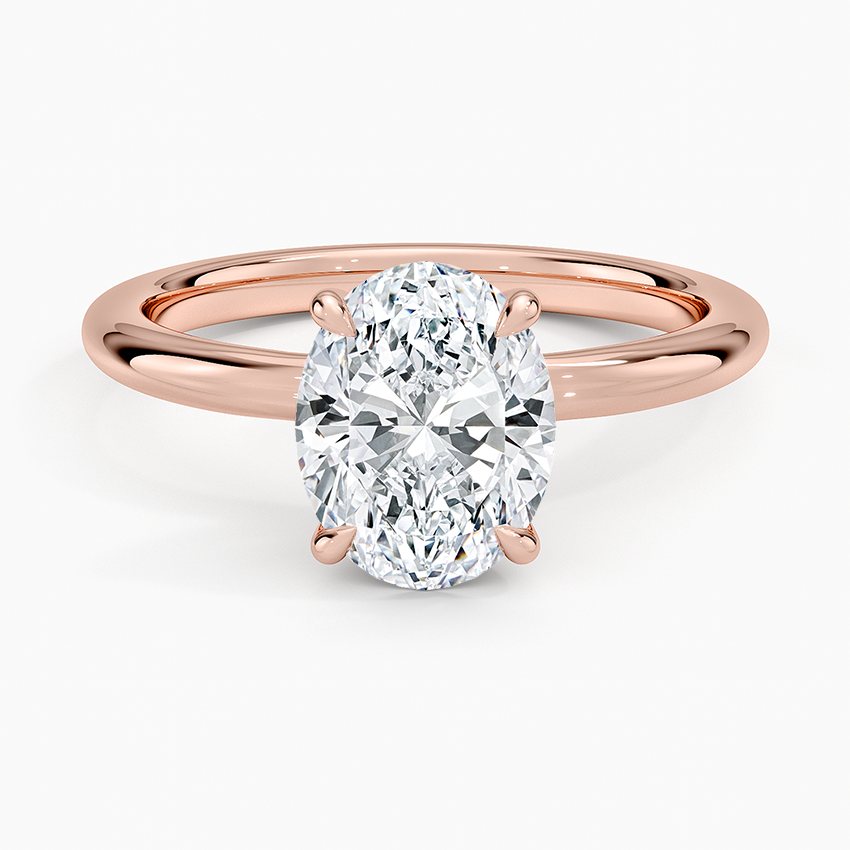 Manon Solitaire Ring - Oval Center Stone