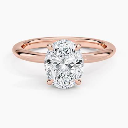 Manon Solitaire Ring - Oval Center Stone