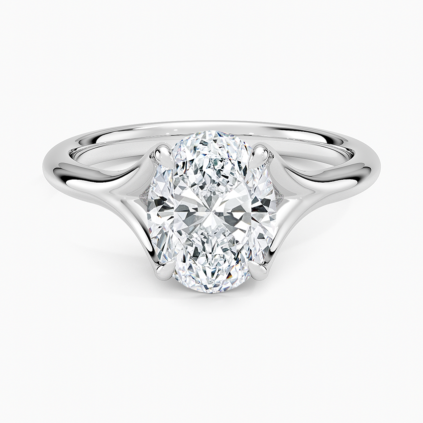 Reverie Solitaire Ring - Oval Center Stone