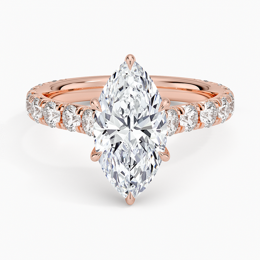 Anthology Three-Quarter Coverage Diamond Ring (7/8 ct. tw.) - Marquise Center Stone