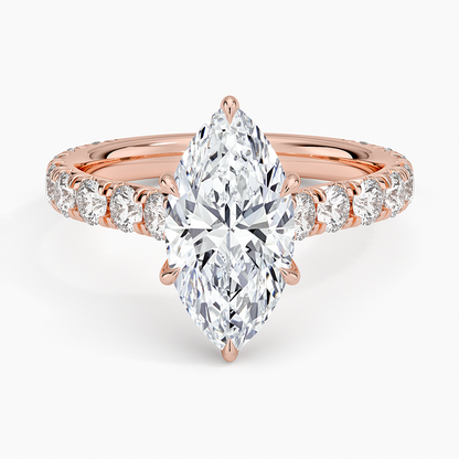 Anthology Three-Quarter Coverage Diamond Ring (7/8 ct. tw.) - Marquise Center Stone