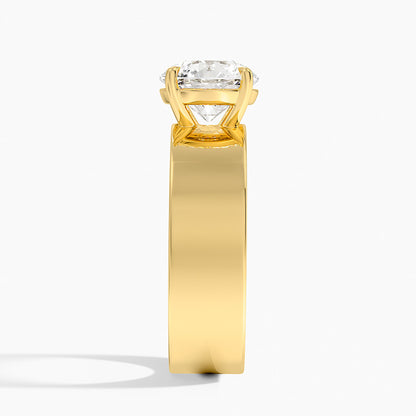 Peyton 6mm Solitaire Ring - Round Center Stone