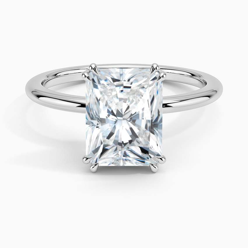 Aveline Solitaire Ring - Radiant Cut Center Stone
