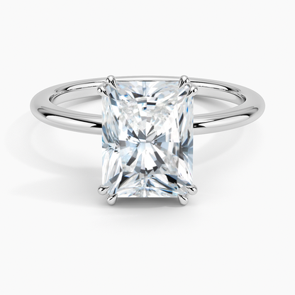 Aveline Solitaire Ring - Radiant Cut Center Stone