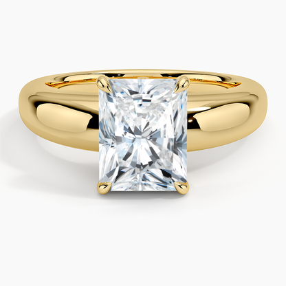 Adrian Solitaire Ring - Radiant Cut Center Stone