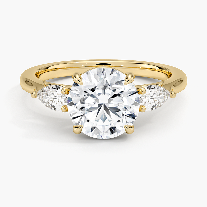 Opera Perfect Fit Diamond Ring - Round Center Stone