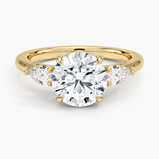 Opera Perfect Fit Diamond Ring - Round Center Stone