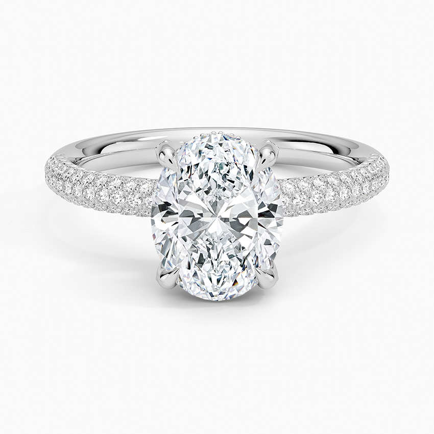Valencia Diamond Ring (1/3 ct. tw.) - Oval Center Stone