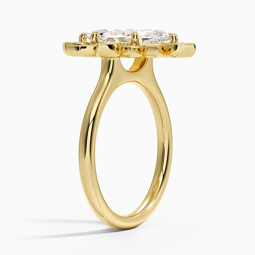 Fiore Halo Diamond Ring (1/4 ct. tw.) - Marquise Center Stone