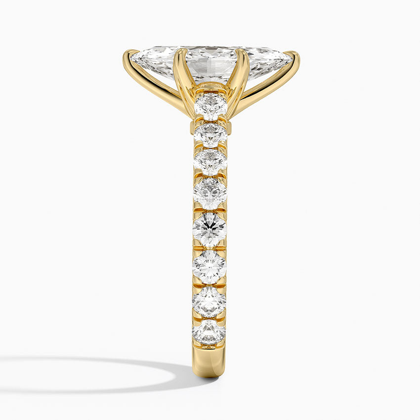 Anthology Three-Quarter Coverage Diamond Ring (7/8 ct. tw.) - Marquise Center Stone