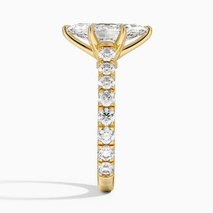Anthology Three-Quarter Coverage Diamond Ring (7/8 ct. tw.) - Marquise Center Stone